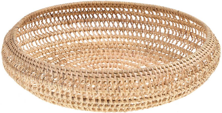 Beliani INDRAGIRI Decoratieve schaal Natuurlijk Rotan