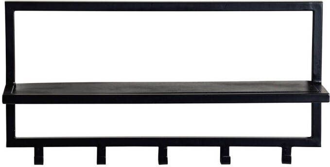 Brix Kapstok Bono Black Mangohout Gecoat Staal