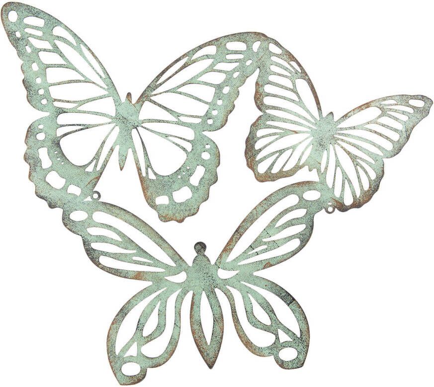 Clayre & Eef Wanddecoratie vlinders 53*1*45 cm 6Y3184