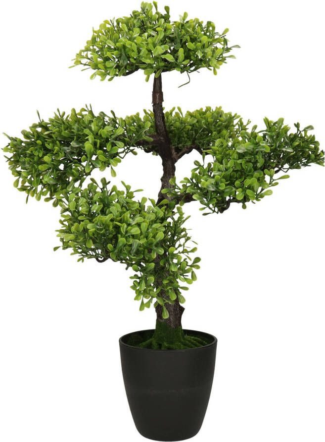 H&S Collection Kunstplant bonsai boompje in pot Japans decoratie 50 cm Type Kyoto light Kunstplanten