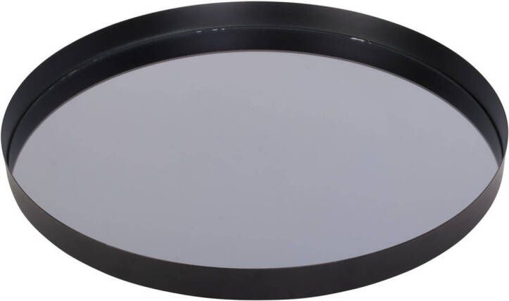 Present Time Dienblad Mirage Rond Smokey Spiegel Ø40x3cm