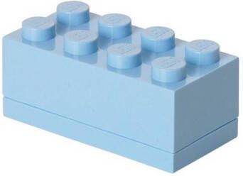 LEGO Opbergbox Mini Brick 8 Polypropyleen Blauw