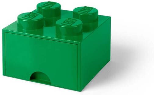 LEGO Set Van 4 Opberglade Brick 4 Groen