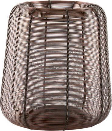 Light & Living Light&living Windlicht Ø22 5x24 cm ADETA antiek koper+glas