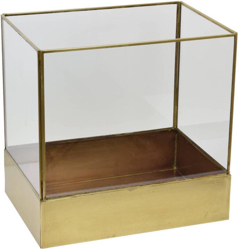 Loft42 Liva Large Windlicht Goud Metaal 30x21x30