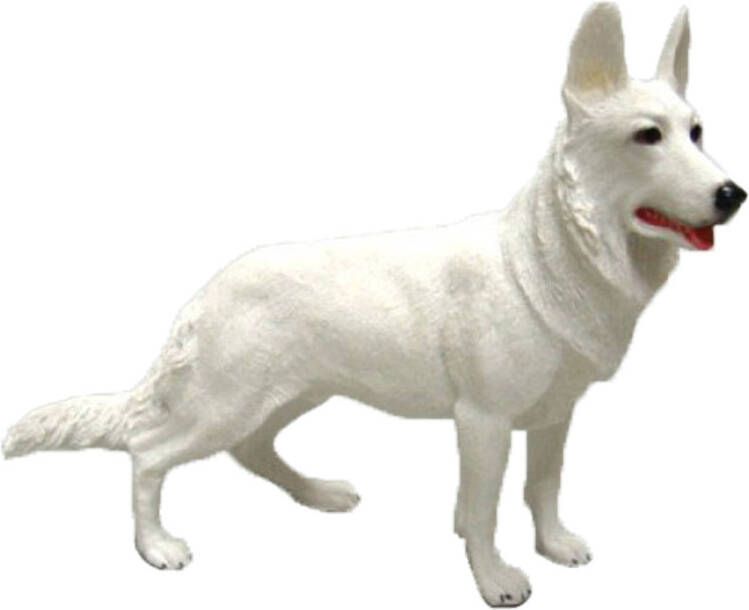 Merkloos Dierenbeeld Duitse herder hond 15 cm Beeldjes