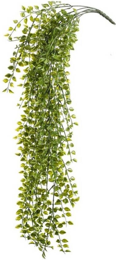 Merkloos Kunstplant groene ficus hangplant tak 80 cm UV bestendig Kunstplanten