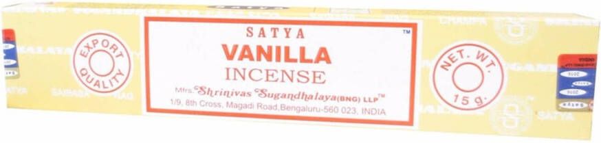 Nag Champa wierookstokjes Vanilla 15 gram Wierookstokjes