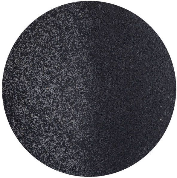 Ptmd Collection PTMD Miecke Black shimmer iron wall panel round M