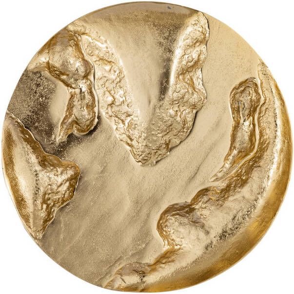 Ptmd Collection PTMD Yce Gold casted alu wall panel 3D shiny round