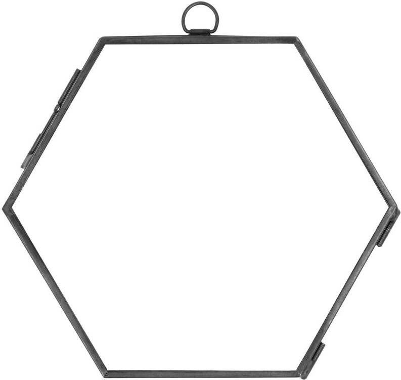 QUVIO Fotolijst robuust Hexagon Metaal Antraciet
