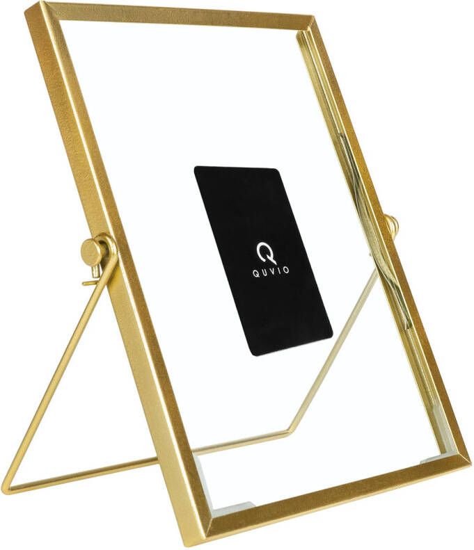 QUVIO Fotolijst staand 15 x 20 cm staal Goud