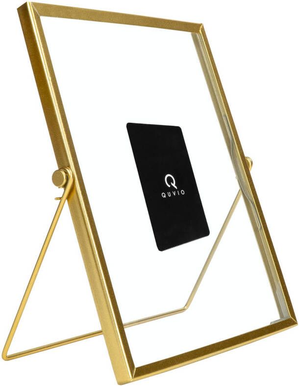 QUVIO Fotolijst staand 17 5 x 23 cm staal Goud