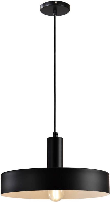 QUVIO Hanglamp retro Platte vorm Diameter 30 cm