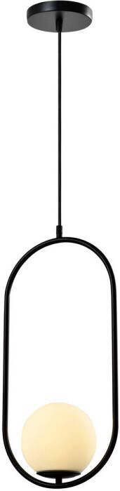 QUVIO Hanglamp modern Langwerpig metalen frame 15 x 25 x 51 cm Zwart