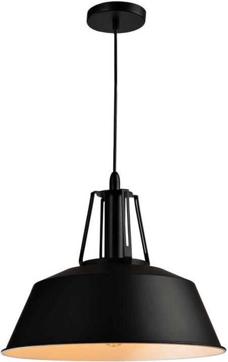 QUVIO Hanglamp industrieel Strak aflopende kap Diameter 40 cm