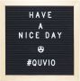 QUVIO Letterbord Inclusief 460 letters cijfers en symbolen Hout en vilt - Thumbnail 1