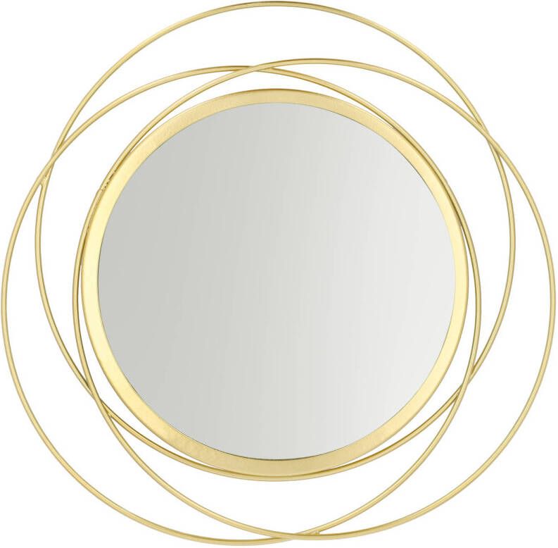 QUVIO Spiegel 35 5 cm Rond Goud
