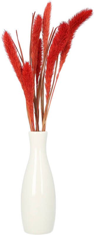 QUVIO Vaas 16 cm Wit Keramisch