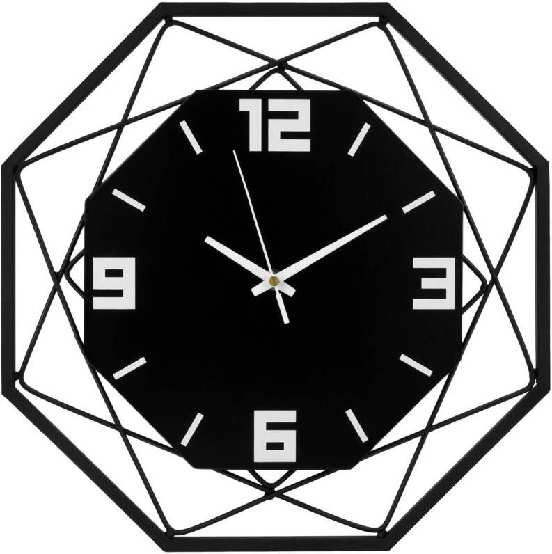 QUVIO Wandklok Metaal Diameter 34 5 cm