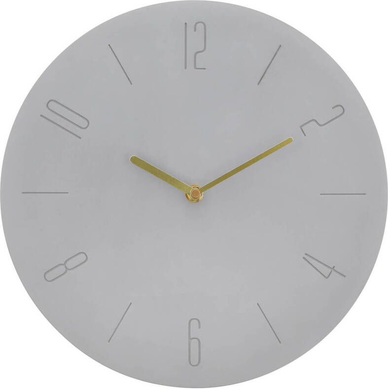 QUVIO Wandklok industrieel Beton Diameter 30 cm