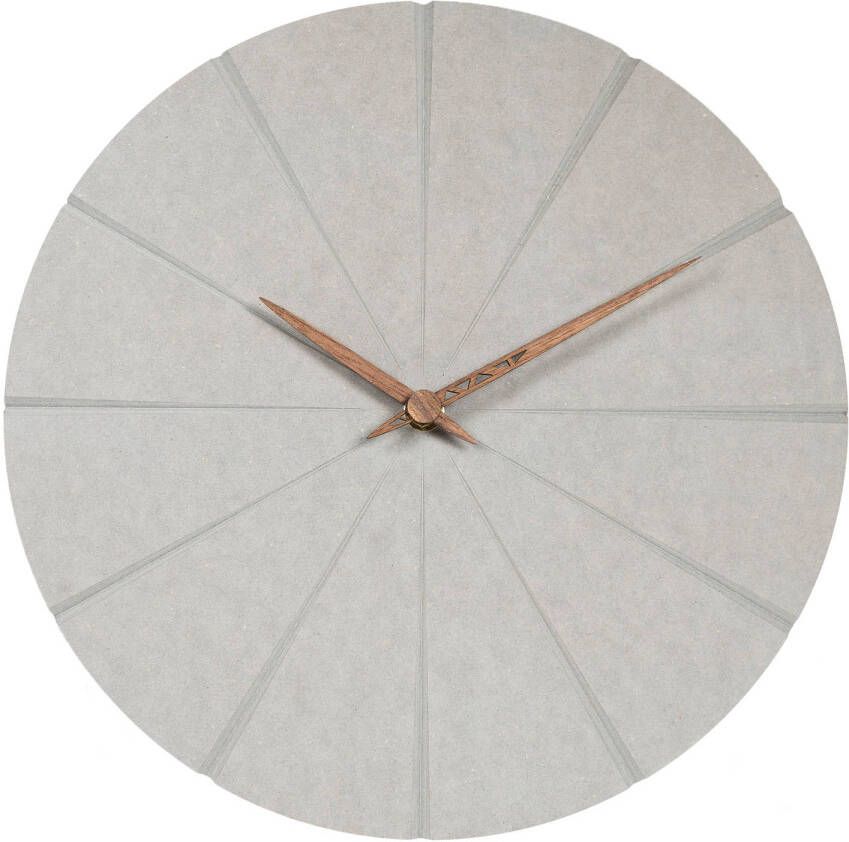 QUVIO Wandklok Diameter 30 cm Hout