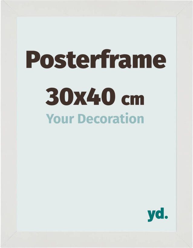 Your Decoration Posterlijst 30x40cm Wit Mat MDF Parma