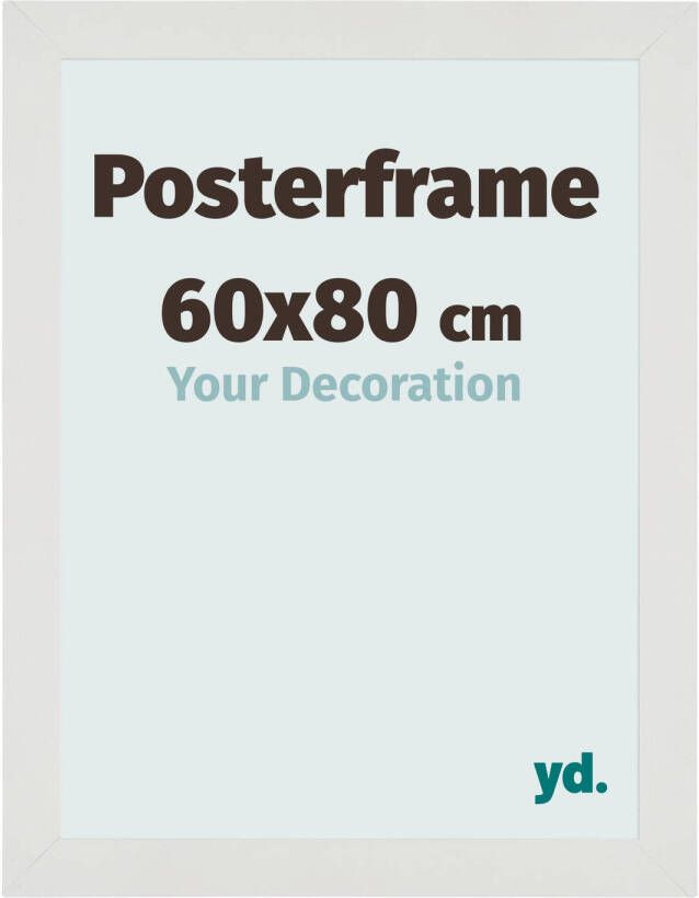 Your Decoration Posterlijst 60x80cm Wit Mat MDF Parma