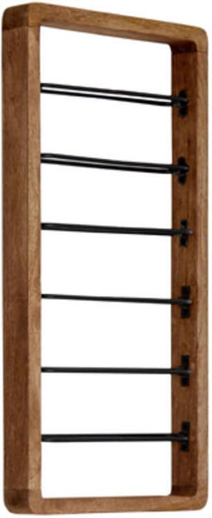 Wijnrek 13 flessen Sorrento hout bruin