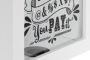 Myflair Möbel & Accessoires Spaarpot Salra wit hoekig 15x15 cm met een opschrift - Thumbnail 2