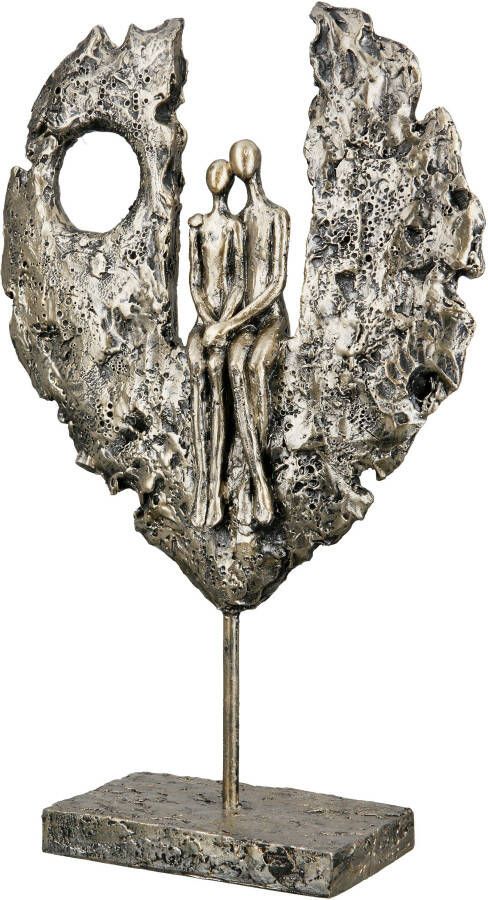 GILDE Decoratief figuur Sculptuur paar in hart (1 stuk)